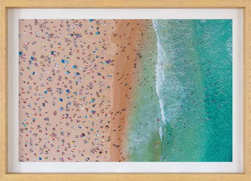 Bondi Beach Framed Aerial Print