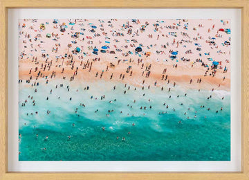 Coogee Beach Ocean Aerial Print
